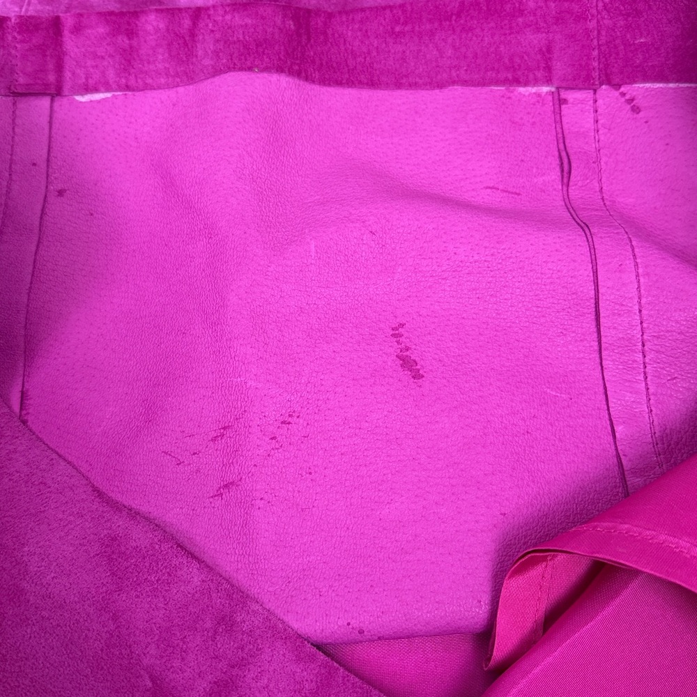 DANIER Genuine Leather Suede Pink
Pencil Skirt - Picture 7 of 7